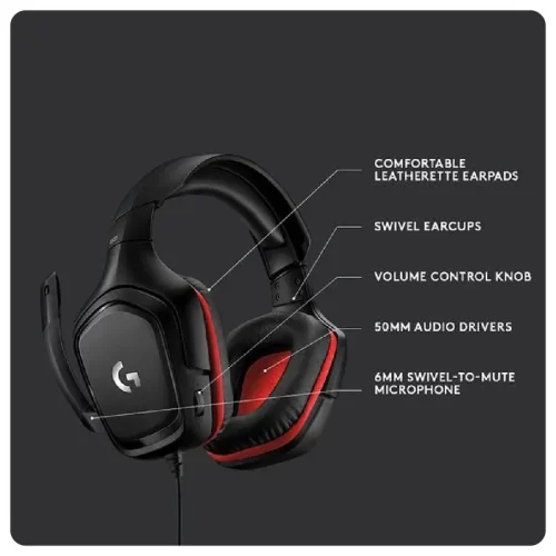 Logitech-G331-Wired-Gaming-Headset-Info