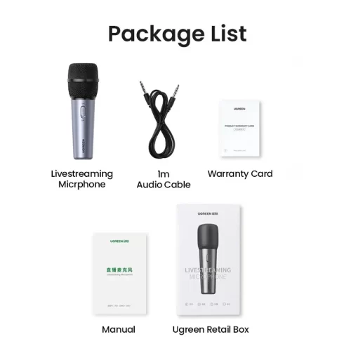 Ugreen-10931-Livestream-Microphone-Inside-Box