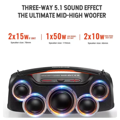 Hopestar A60 Bluetooth Party Speaker