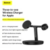 Baseus 20W Swan 3-in-1 Wireless Magnetic Charging Bracket Black