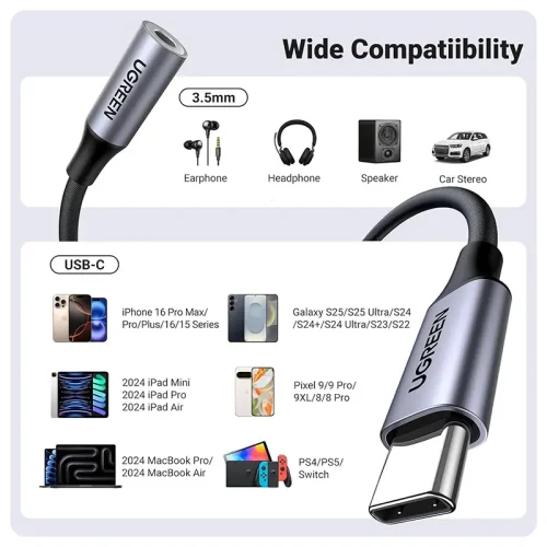 Ugreen 80154 USB-C To 3.5mm Audio Adapter Sri Lanka Gadget Flex