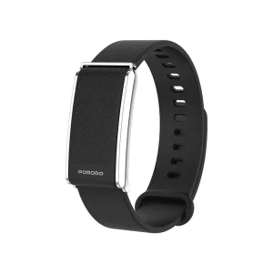 PORODO TRACK FIT SCREEN-LESS SMART FIT BAND Black
